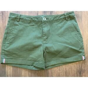 Free Army Women Size 30 Army‎ Green Cuffed Shorts